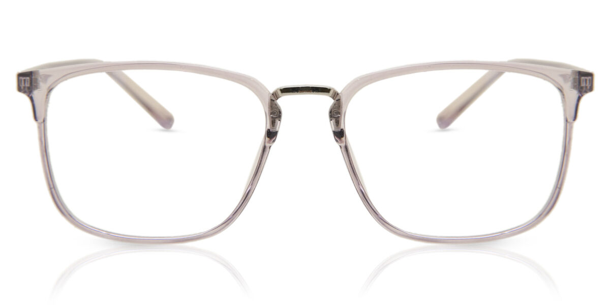 Herren Quadratisch Vollrand Plastik Purple Brillen - Blaulichtbrille - SmartBuy Collection