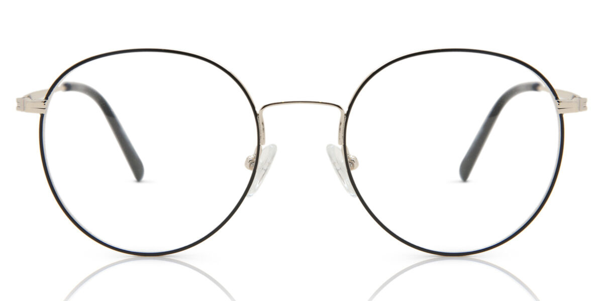 Herren Oval Vollrand Metal Goldene Brillen - Blaulichtbrille - SmartBuy Collection