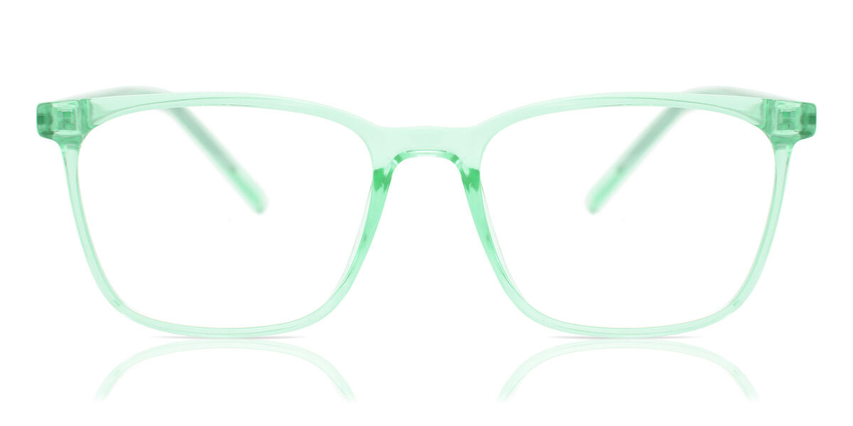 Herren Quadratisch Vollrand Plastik Grüne Brillen - Blaulichtbrille - SmartBuy Collection
