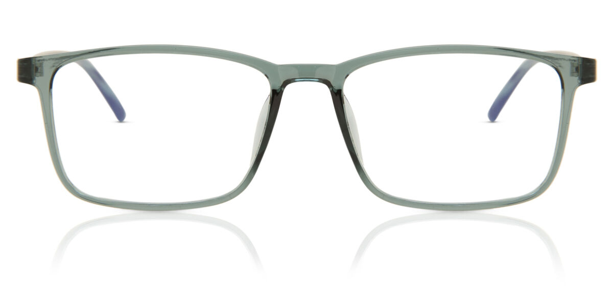 Herren Quadratisch Vollrand TR90 Graue Brillen - Blaulichtbrille - SmartBuy Collection