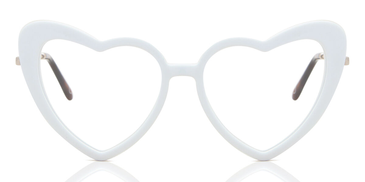 Cat Eye Armazón Completo Plastico Blancos Lentes Recetadas Para Mujer - Gafas Anti-Azules - SmartBuy Collection