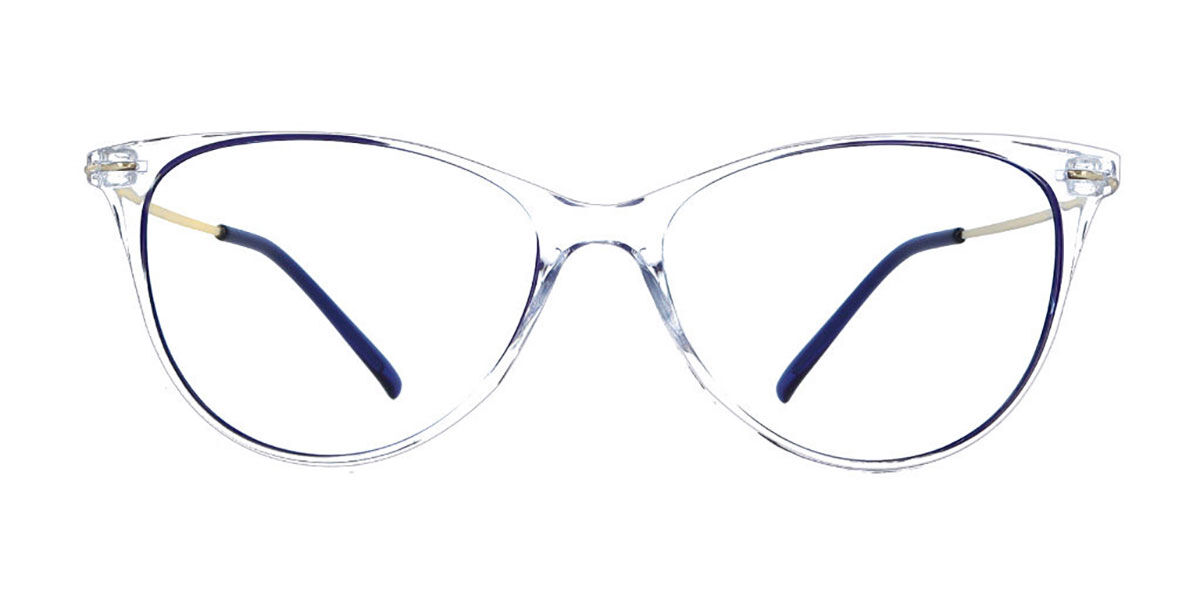 Yassine Geometric Blue Light Blocking Glasses - Clear, Women's Eyeglasses