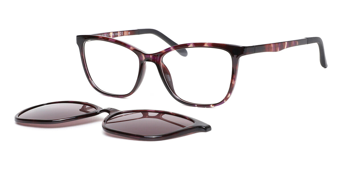 Cuadrado Clip-On TR90 Tortoiseshell Armazones Para Mujer - SmartBuy Collection