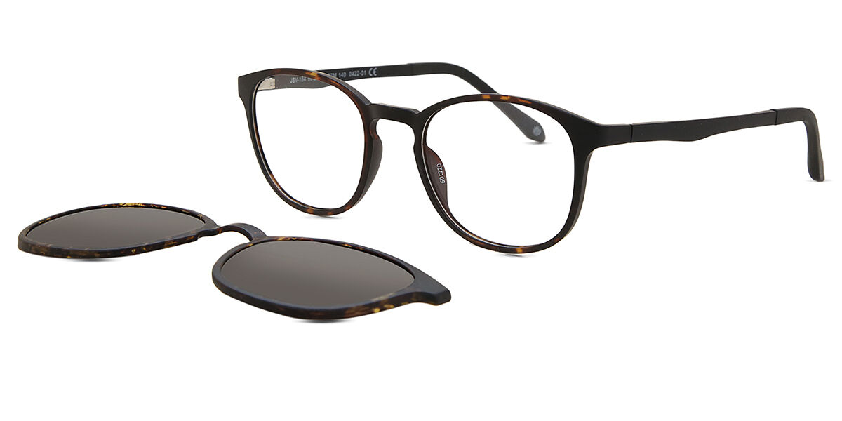 Cuadrado Clip-On TR90 Tortoiseshell Armazones Para Hombre - SmartBuy Collection