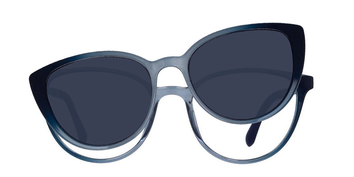 Cat Eye Clip-On TR90 Azules Gafas Recetadas Para Mujer - Gafas Anti-Azules - SmartBuy Collection