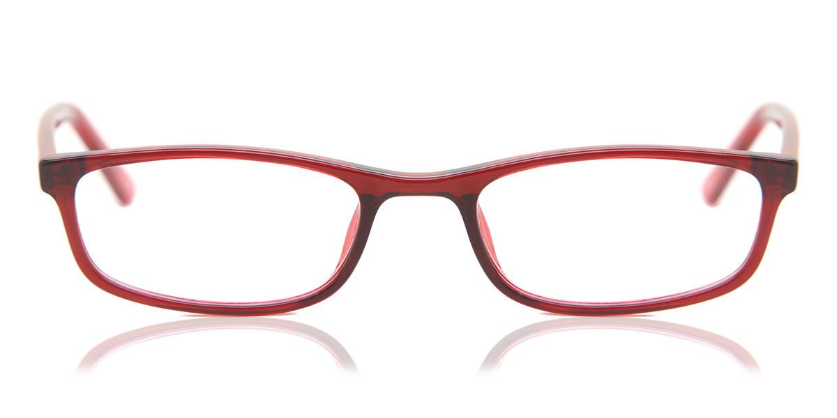 SmartBuy Collection Grant T-0447 099 Eyeglasses in Transparent Red |  SmartBuyGlasses USA