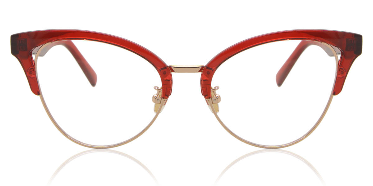 SmartBuy Collection Charlene FX0819-05 Glasses Red Gold Two Tone |  VisionDirect Australia