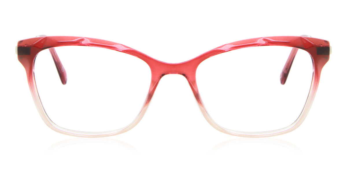 Square Full Rim Plastic Women’s Prescription Glasses Online Pink Size 52 - Blue Light Block Available - SmartBuy Collection