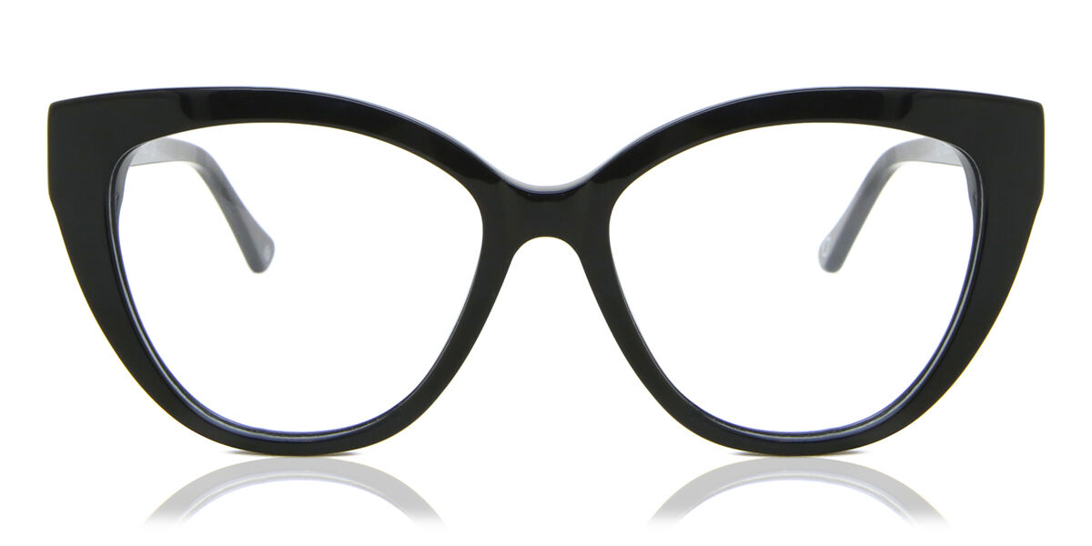Cat Eye Full Rim Plastic Women’s Prescription Glasses Online Black Size 54 - Blue Light Block Available - SmartBuy Collection