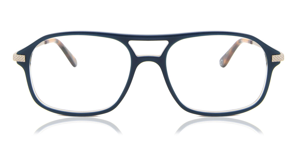 Pilot Full Rim Plastic Men's Prescription Glasses Online Blue Size 53 - Blue Light Block Available - SmartBuy Collection