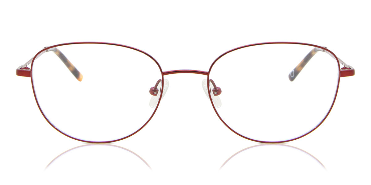 Cat Eye Full Rim Titanium Women’s Prescription Glasses Online Red Size 54 - Blue Light Block Available - SmartBuy Collection