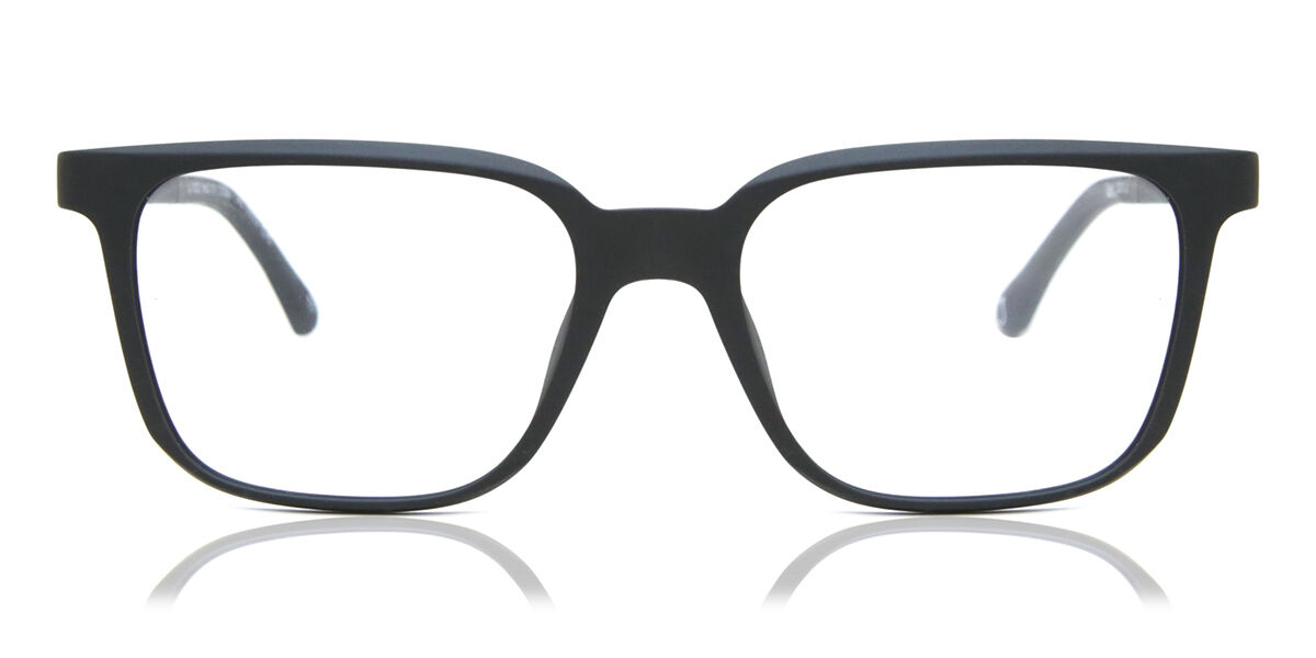 Square Clip-On Plastic Men's Glasses Discount OnlineSize 54, Free Lenses, HSA/FSA Insurance, Blue Light Block Available - SmartBuy Collection