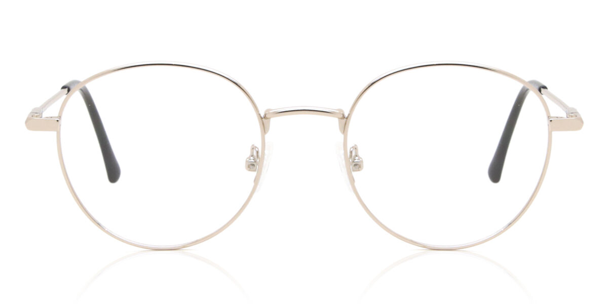 Round Full Rim Metal Men's Glasses Discount Online Gold Size 48, Free Lenses, HSA/FSA Insurance, Blue Light Block Available - SmartBuy Collection