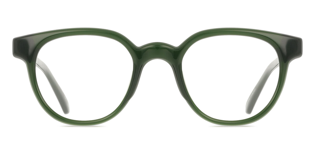 Fyrkantig Halv Ram Plast Gröna Glasögon Män - Blåa Light Glasoögon - SmartBuy Collection