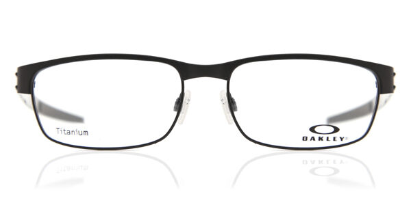 Photos - Glasses & Contact Lenses Oakley OX5038 METAL PLATE 503805 Men's Eyeglasses Black Size 55 (Fr 