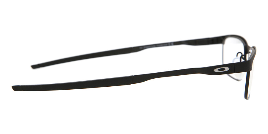 Oakley OX3222 STEEL PLATE 322201 Rectangle Powder Coal Black Frame ...