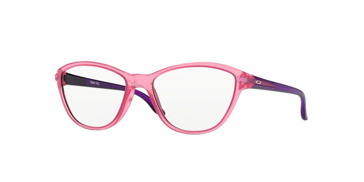 Photos - Glasses & Contact Lenses Oakley OY8008 TWIN TAIL  800803 Women's Eyeglasses Pink (Youth Fit)