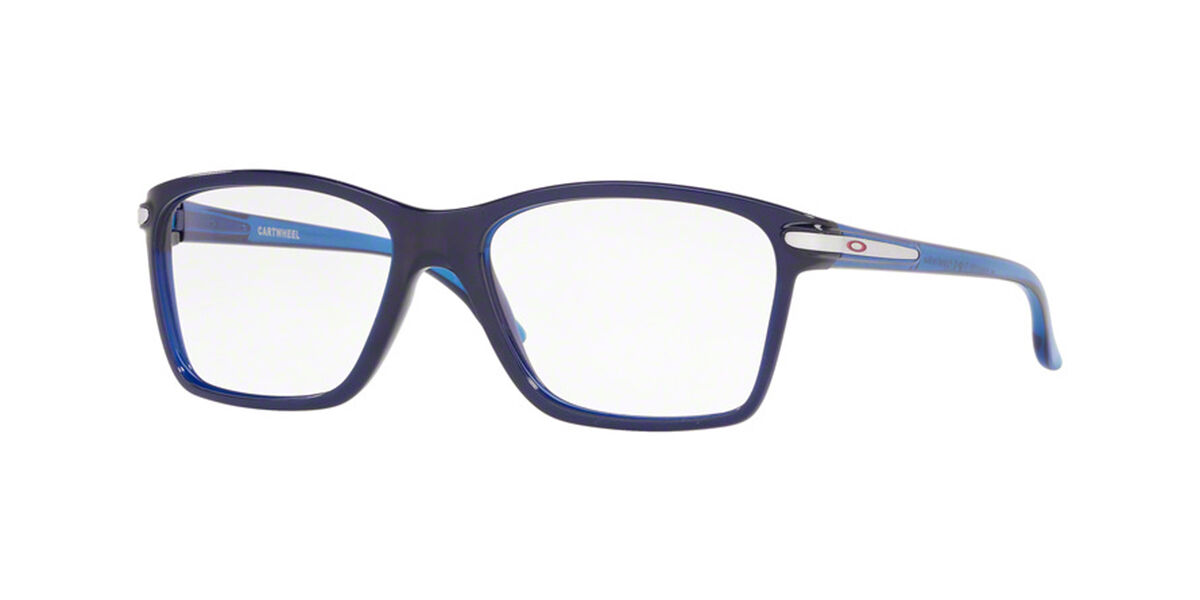 Photos - Glasses & Contact Lenses Oakley OY8010 CARTWHEEL  801002 Women's Eyeglasses Blue (Youth Fit)