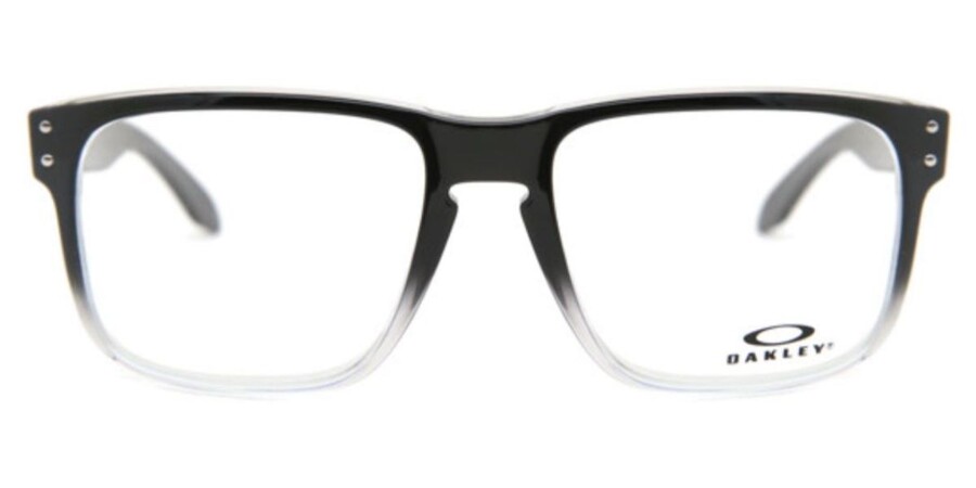 Oakley OX8156 HOLBROOK RX 815606 Glasses Polished Black Clear Fade |  SmartBuyGlasses UK