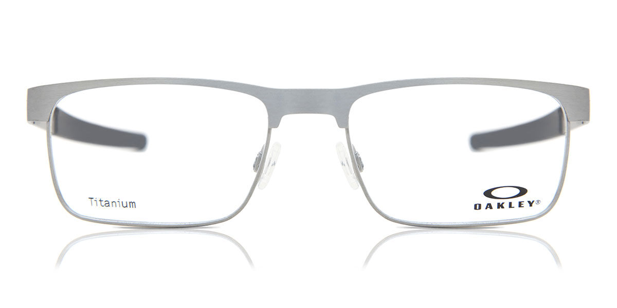 Oakley OX5153 METAL PLATE TI 515303 Glasses Satin Brushed Chrome Grey |  SmartBuyGlasses Canada