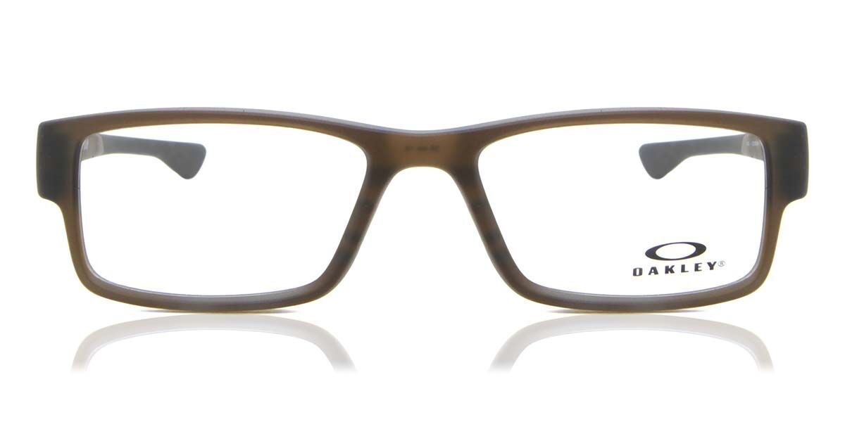Oakley OX8046 AIRDROP 804617 Eyeglasses in Satin Brown Smoke