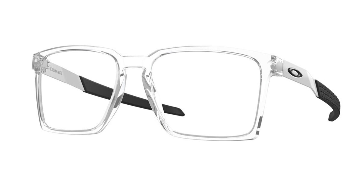 Oakley OX8055 EXCHANGE 805503 Eyeglasses in Polished Clear