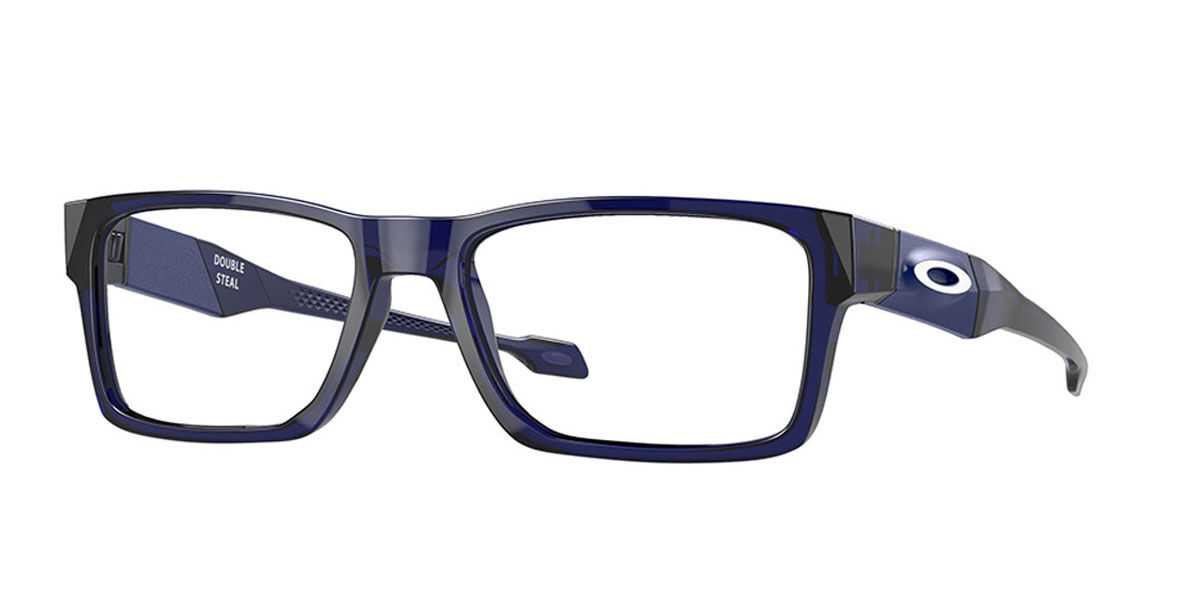 Oakley OY8020 DOUBLE STEAL (Youth Fit) 802004 Glasses Transparent Dark Blue  | SmartBuyGlasses Singapore