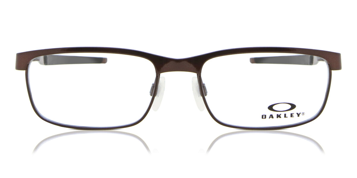 Photos - Glasses & Contact Lenses Oakley OX3222 STEEL PLATE 322208 Men's Eyeglasses Red Size 54 (Fram 