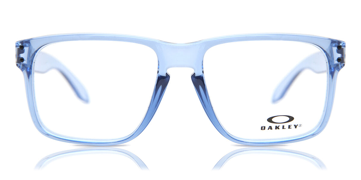 Oakley OX8156 HOLBROOK RX 815612 Eyeglasses in Transparent Blue |  SmartBuyGlasses USA