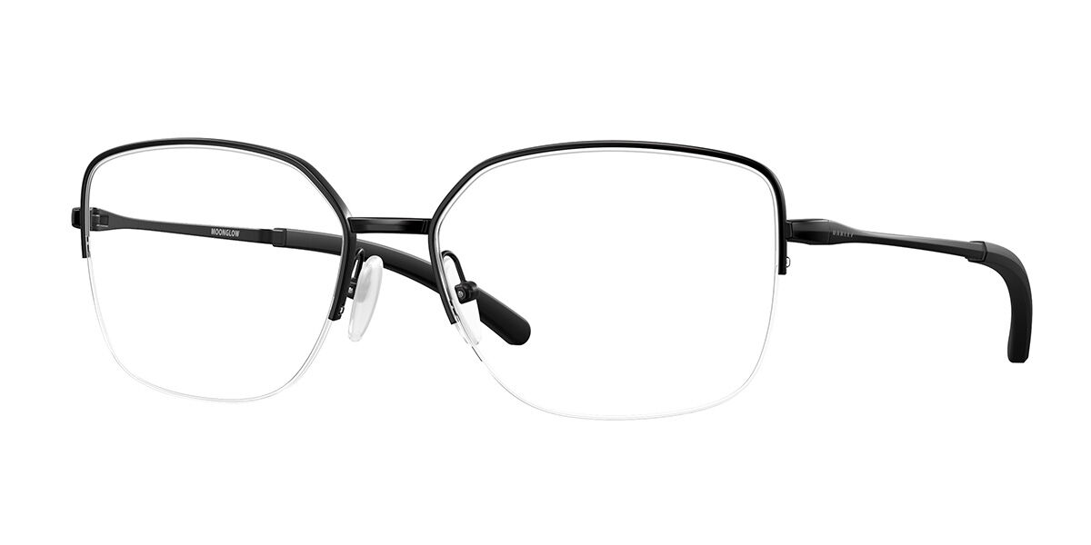 Photos - Glasses & Contact Lenses Oakley OX3006 MOONGLOW 300601 Women's Eyeglasses Black Size 55 (Fra 