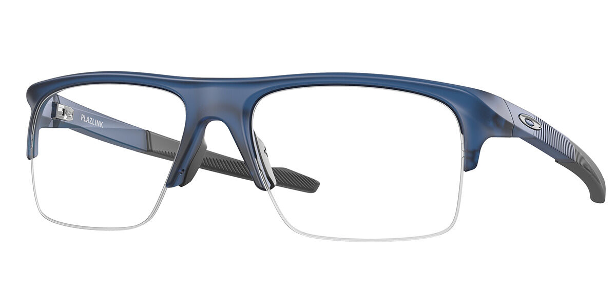 Oakley OX8061 PLAZLINK 806104 Eyeglasses in Matte Translucent Blue ...