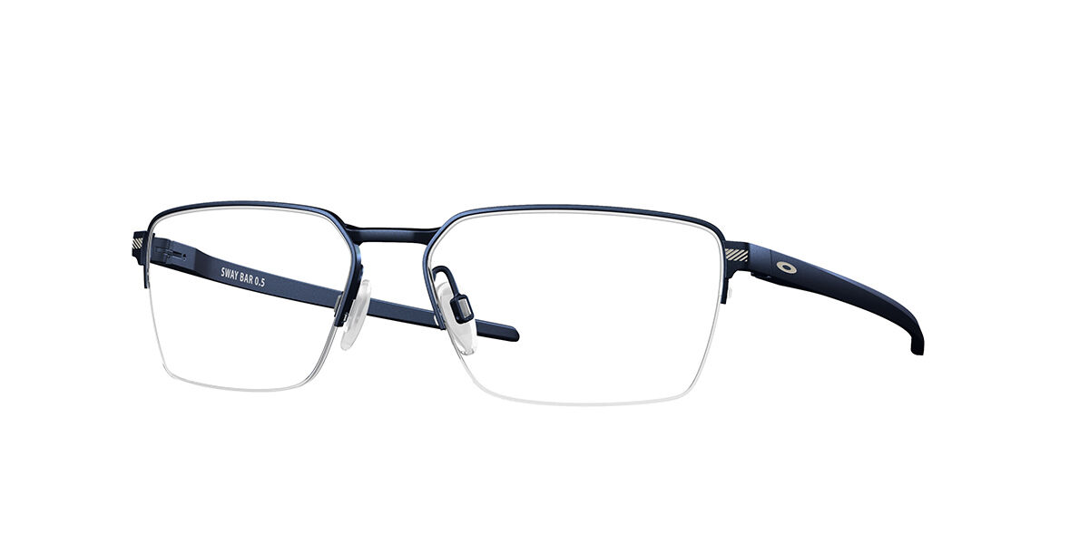 Photos - Glasses & Contact Lenses Oakley OX5080 SWAY BAR 0.5 508004 Men's Eyeglasses Blue Size 56 (Fr 