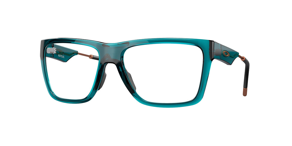 Photos - Glasses & Contact Lenses Oakley OX8028 NXTLVL 802808 Men's Eyeglasses Blue Size 58 (Frame On 