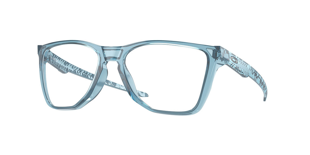 Photos - Glasses & Contact Lenses Oakley OX8058 THE CUT 805806 Men's Eyeglasses Blue Size 56 (Frame O 
