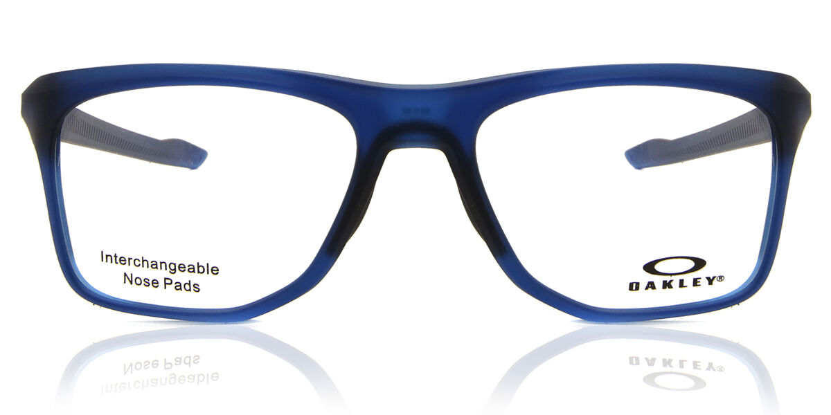 Photos - Glasses & Contact Lenses Oakley OX8144 KNOLLS 814403 Men's Eyeglasses Blue Size 55 (Frame On 