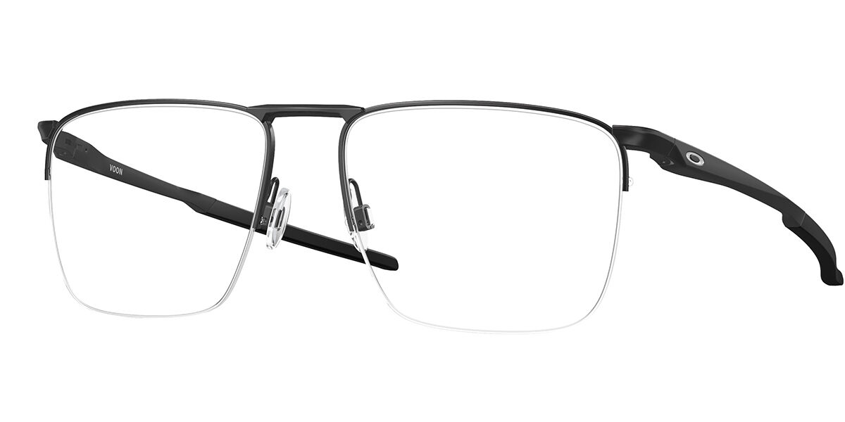 Photos - Glasses & Contact Lenses Oakley OX3026 VOON 302601 Men's Eyeglasses Black Size 57 (Frame Onl 