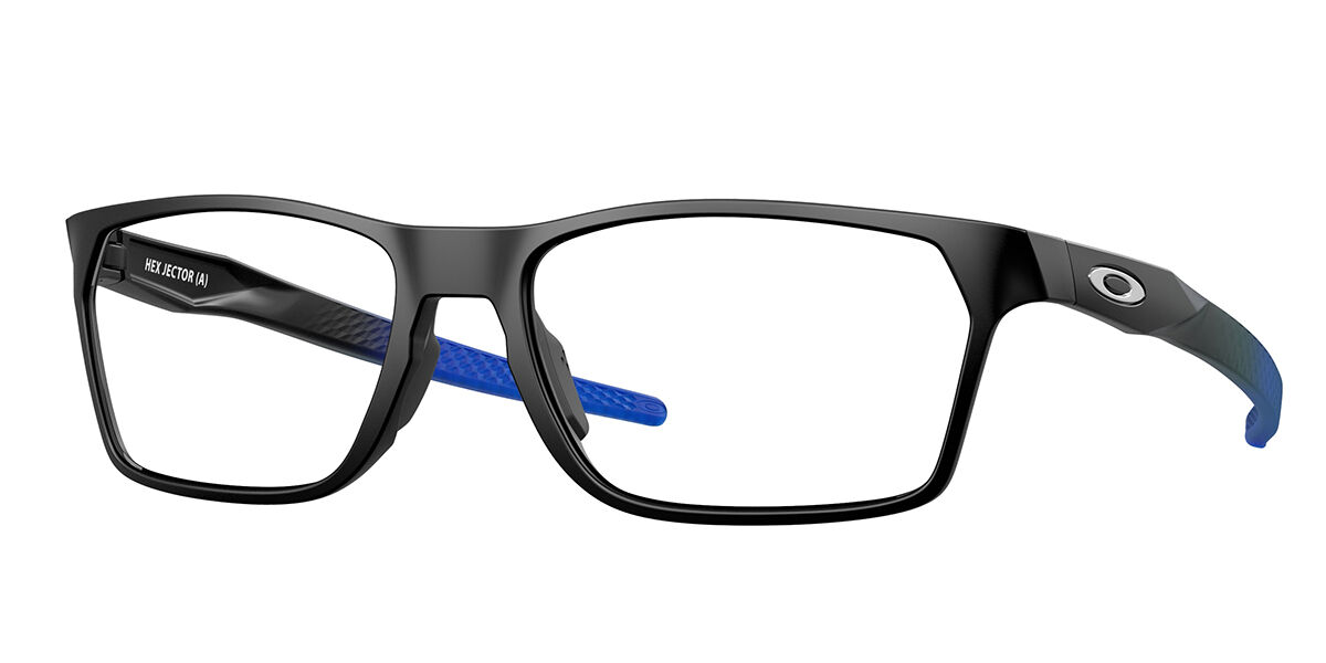 Oakley OX8174F HEX JECTOR Asian Fit 817408 Men's Eyeglasses Black Size 54 (Frame Only) - Blue Light Block Available