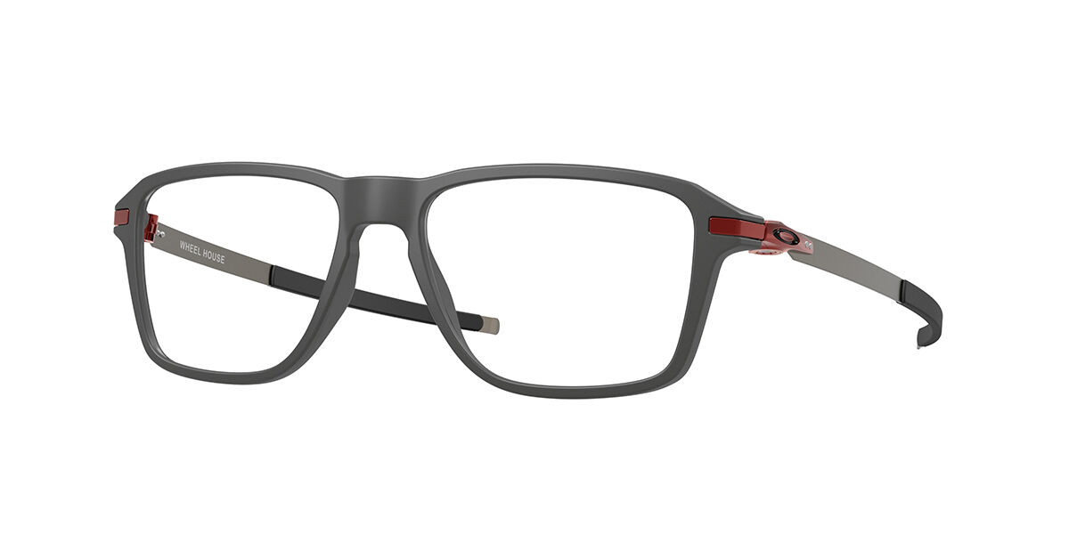 Oakley OX8166 WHEEL HOUSE 816611 Occhiali da Vista Grigi per Uomo (Solo Montatura)