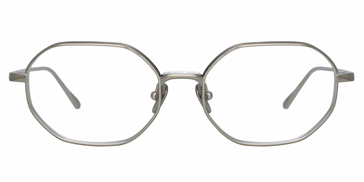 Linda Farrow STAFFORD LFL1195 C3 Glasses Silver VisionDirect Australia