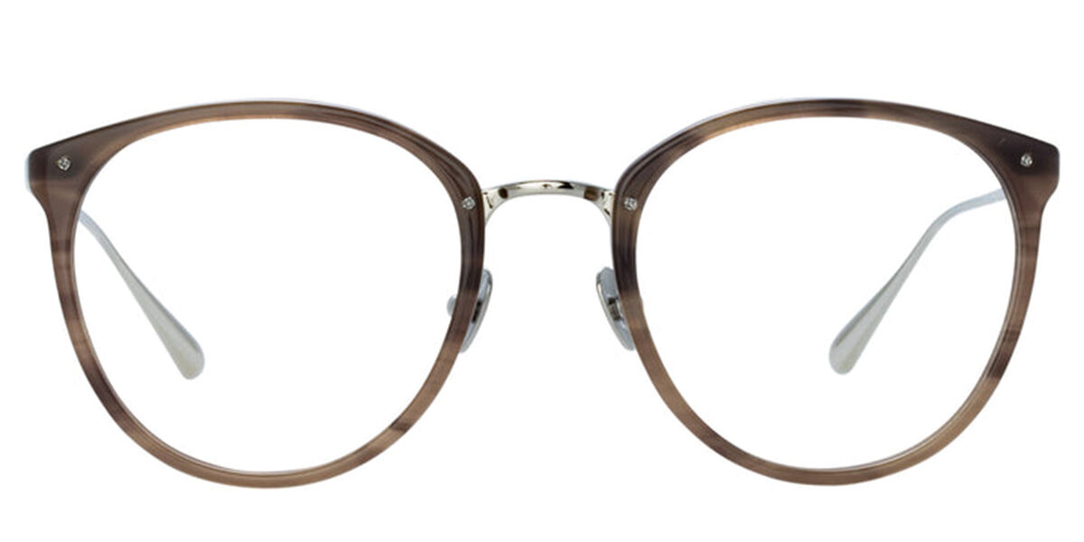 Linda Farrow CALTHORPE LFL251 C94 Women's Eyeglasses Grey Size 51 - Blue Light Block Available