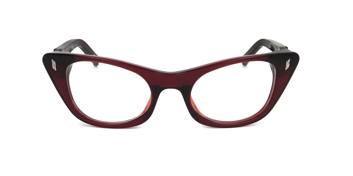 Linda Farrow Agent Provocateur AP12 C4 51 Lunettes De Vue Femme Bordeaux