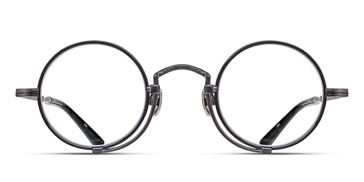 Matsuda 10103H-I BBK-BLK 43 Svarta Glas&ouml;gon (Endast B&aring;ge) M&auml;n