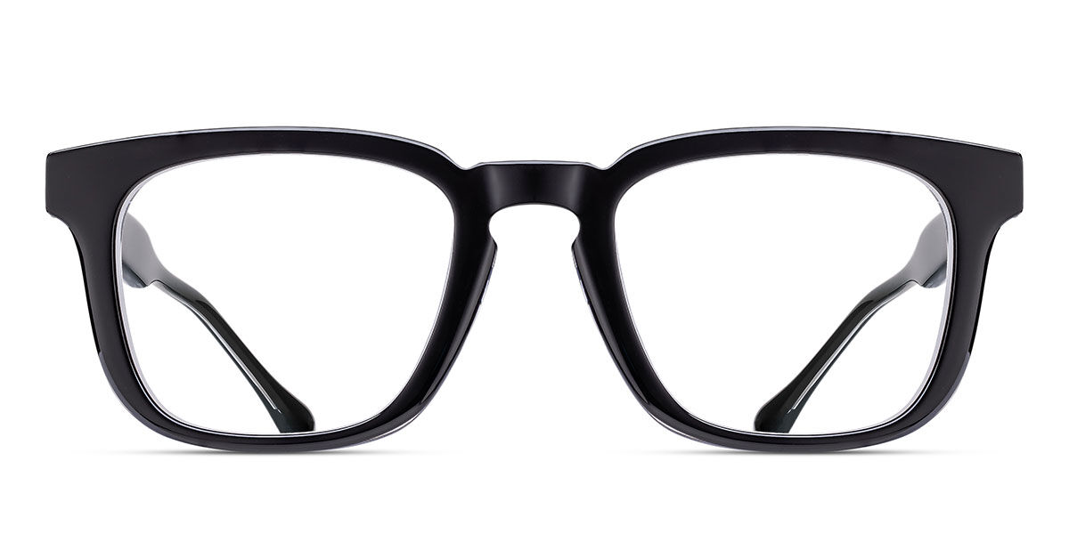 Matsuda M1031 BLK 50 Svarta Glas&ouml;gon (Endast B&aring;ge) M&auml;n