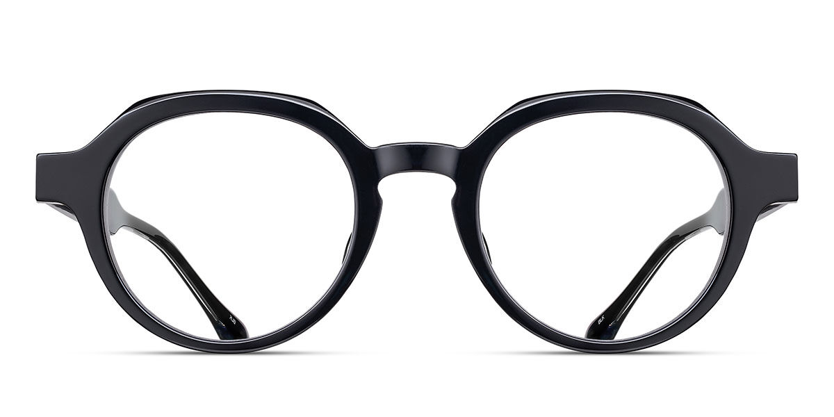 Matsuda M1032 BLK 47 Svarta Glas&ouml;gon (Endast B&aring;ge) M&auml;n