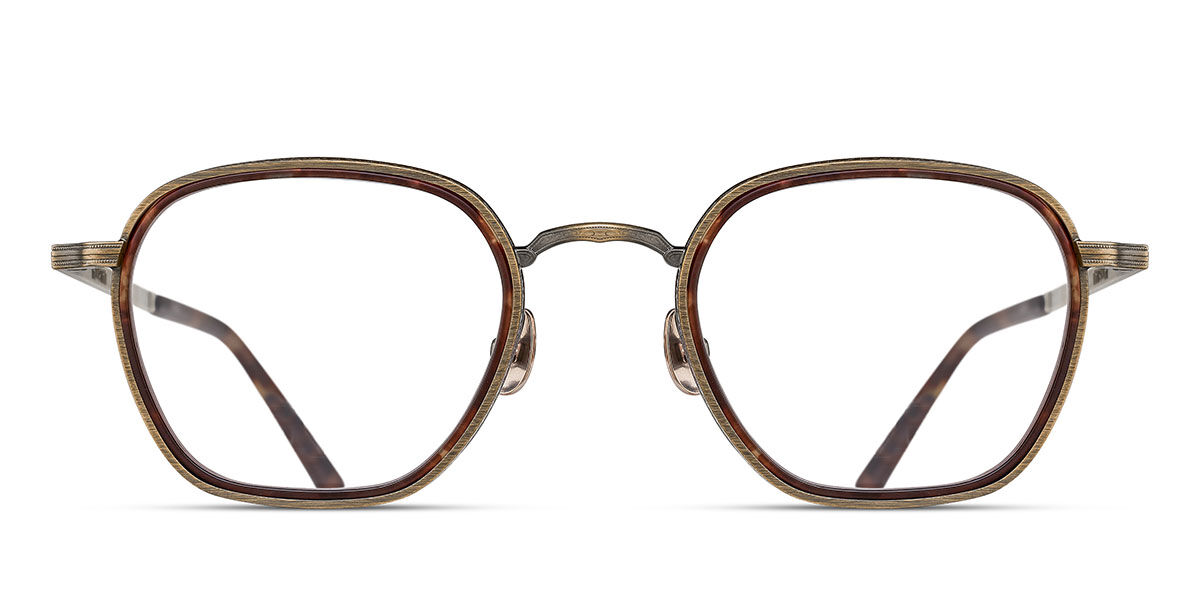 Matsuda M3101-I AG-DBR 50 Guldiga Glas&ouml;gon (Endast B&aring;ge) M&auml;n
