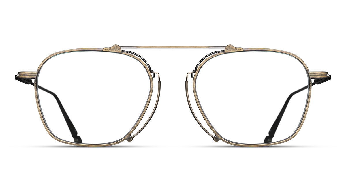 Matsuda M3129 AG 51 Guldiga Glas&ouml;gon (Endast B&aring;ge) M&auml;n