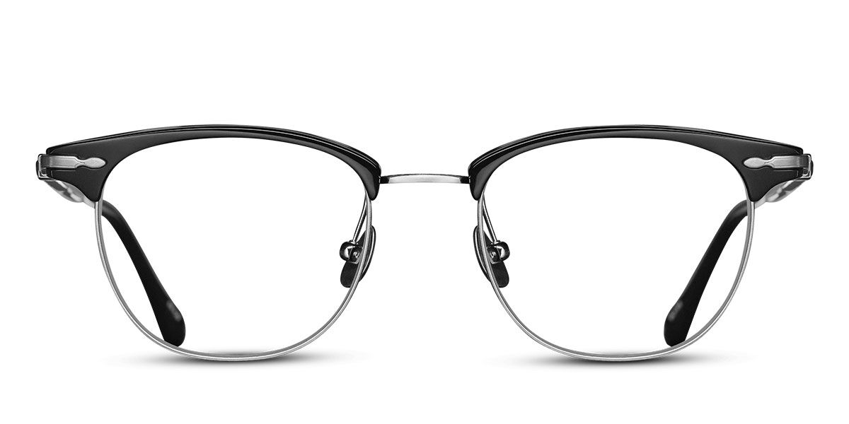 Matsuda M2048 BLK-BS Occhiali da Vista Neri per Uomo (Solo Montatura)