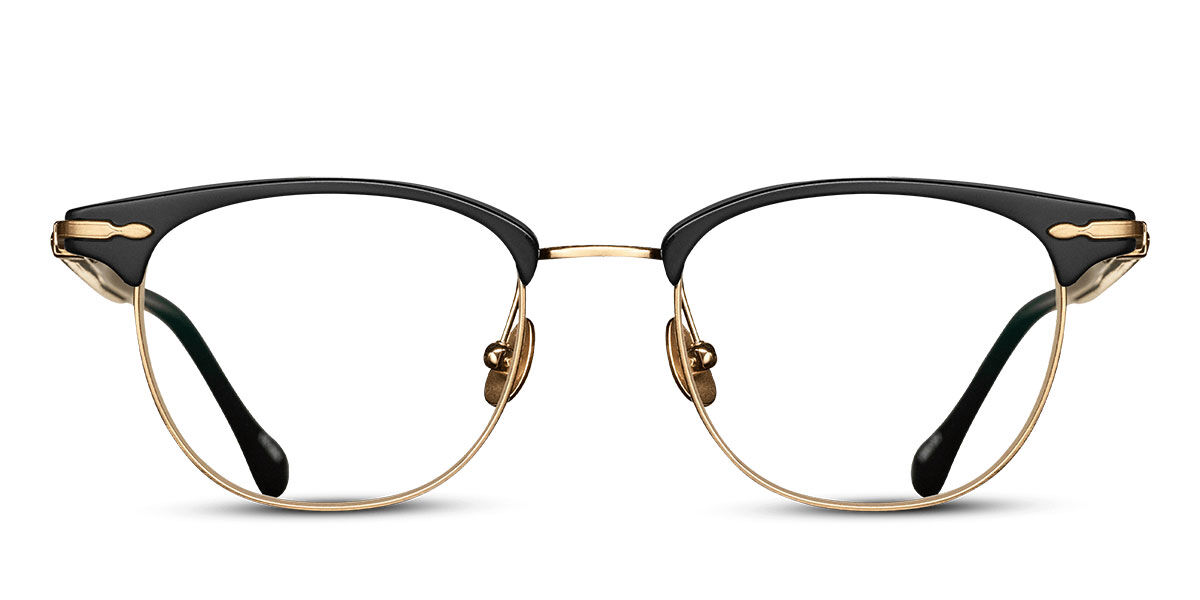 Matsuda M2048 MBK-BG Occhiali da Vista Oro per Uomo (Solo Montatura)