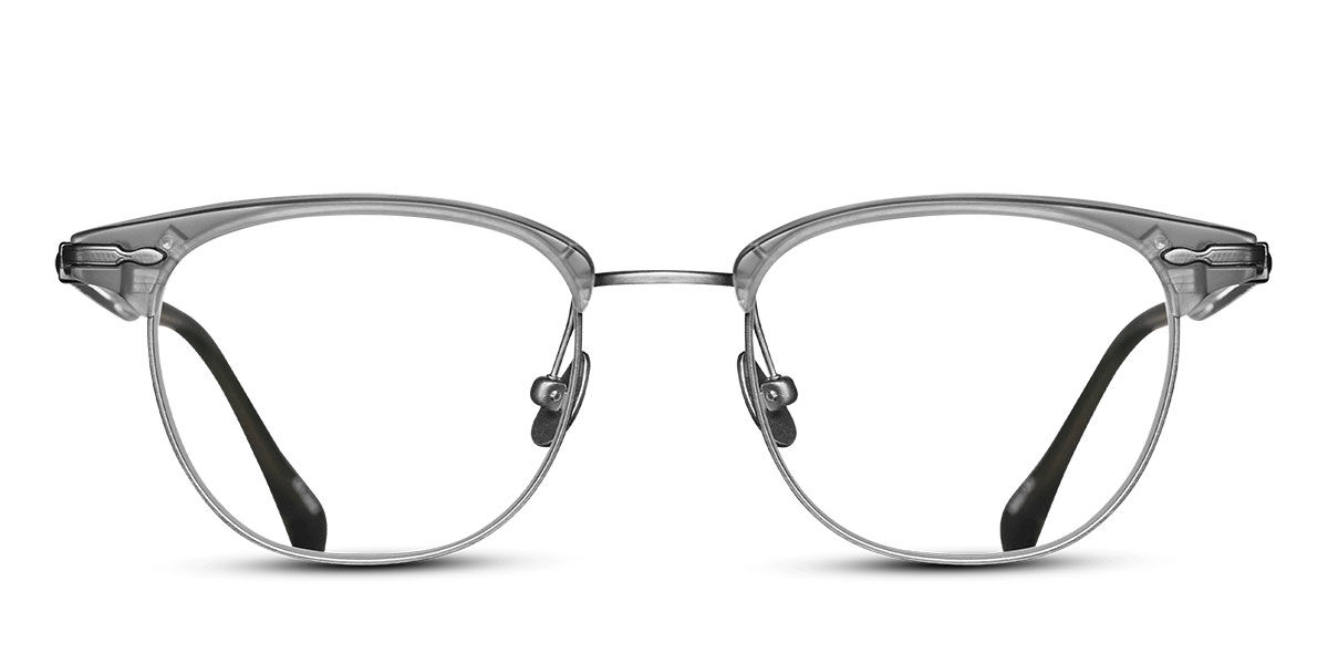 Matsuda M2048 MGC-AS Occhiali da Vista Argentati per Uomo (Solo Montatura)