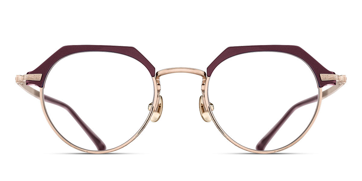 Matsuda M2064 BOR-RG Occhiali da Vista Oro per Uomo (Solo Montatura)